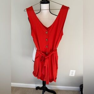 NWT Cupshe orange romper